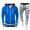 Light Blue, variant on Aofany Men's Tracksuit 2 Pieces Set Full Zip Hoodie Sweatsuits Casual Long Sleeve Jackets and Drawstring Sweatpants Athletic Jogging Suits Sports Outfits