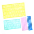 thumbnail image 3 of Kit de dibujo 4 piezas Bling Bling Reglas plantillas de dibujo plástico, 3 of 12