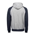 thumbnail image 2 of Tee Jays Mens Two Tone Raglan Hooded Sweatshirt, 2 of 5