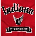thumbnail image 2 of Indiana Cute Winged Wheel Souvenir Plus Size Crewneck Graphic Tee Shirt Brisco Brands 5X, 2 of 3