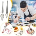 thumbnail image 1 of ECKYADAM CLEARANCE Culinary Drawing Decorating Spoons Set,Kitchen Tool Stainless Steel Painting Spoon Cuisine Food Pen Lap Spoon Dessert Baking Tool Spoon,Kitchen, 1 of 9