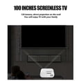 thumbnail image 5 of WiFi Mini Projector Projector Portable Home Theater Sync Screen Supported 1080P Black EU Plug, 5 of 5