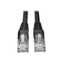 Tripp Lite Cat6 GbE Snagless Molded Patch Cable UTP Black RJ45 M/M 75ft