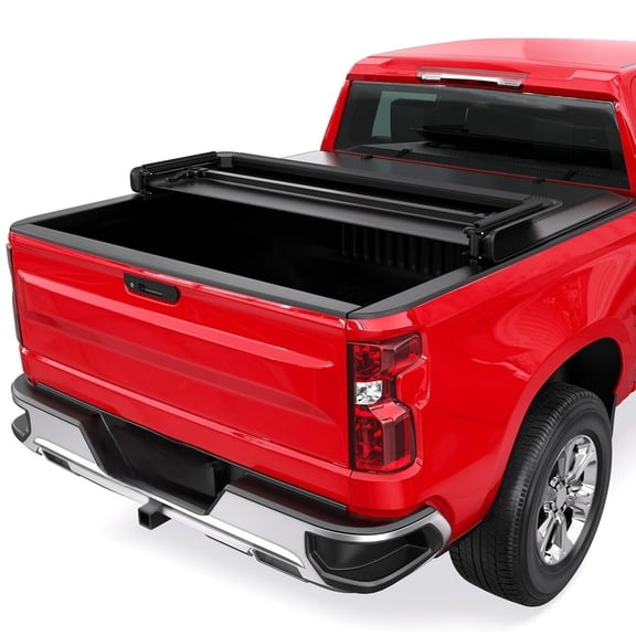 Suitable for Tri-FOLD 5 FT Truck Tonneau Cover Compatible for 2015- 2025 Chevy Colorado/Compatible for 2015-2024 GMC Canyon Fleetside
