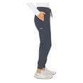 thumbnail image 2 of MED COUTURE Women's Moisture-Wicking Peaches Seamed Jogger, Color: Pewter, Size: XS Petite (8721P-PWTR-XS), 2 of 5