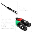 thumbnail image 1 of 6.35 to XLR Audio Cable, XLR Audio Connecting Cable, All Copper Wire Core Durable for Power Amplifier, 1 of 7