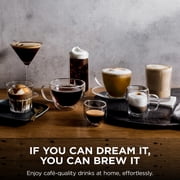Ninja Luxe Café Premier Espresso Machine & Drip Coffee Maker, Rapid Cold Brew, Integrated Grinder, Assisted Tamper, Hands-Free Frother for Cappuccinos, Dairy or Non-Dairy, ES600 Stainless Steel