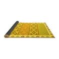 thumbnail image 2 of Ahgly Company Indoor Rectangle Abstract Yellow Contemporary Area Rugs, 4' x 6', 2 of 4