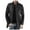 Black, variant on Tiweut Mens Leather Jackets Mens Winter Soft Coat Zipper Long Sleeve Lapel Trench Coat Regular Blouses Black,2XL