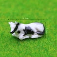 thumbnail image 3 of 10 Pcs 1:75 Scale Diorama Model Cows Horse Animal Toy Set for DIY Model Making, 3 of 10