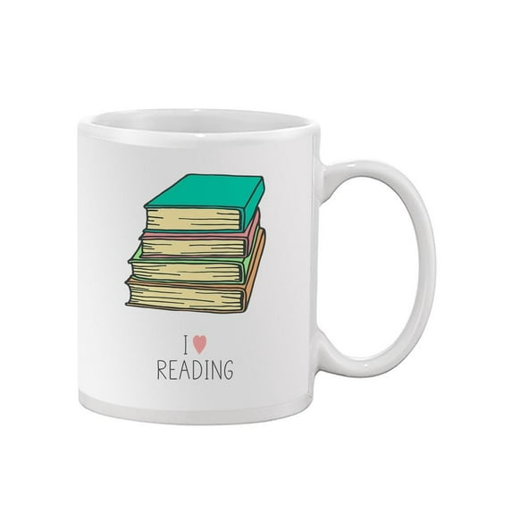 Design I Love Reading. Mug Unisex's -Image by Shutterstock