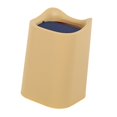 thumbnail image 3 of Bote de basura de escritorio con tapa abatible Control de olores Mini bote de basura moderno multifuncional amarillo, 3 of 10