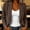 Coffee, variant on Womens Long Sleeve Casual Blazer, Lightweight Open Front Work Office Jacket, Coffee S-3XL,Size 3XL