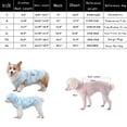 thumbnail image 3 of Dog Raincoat Rain Poncho Waterproof Rain Jacket Hooded Lightweight Rain Coat for Puppy Small Medium Large Dog 3XL, 3 of 5