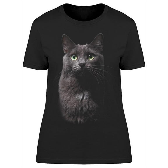 Portrait Of Charming Cat  T-Shirt Women -Image by Shutterstock, Female x-Large