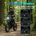 thumbnail image 5 of Smartravel Electric Bike for Adults, Peak 1500W Electric Mountain Bike, 20x4" All-Terrain Fat Tires, 48V 18.2Ah Removable Battery, 20MPH 45+ Miles Long Range, Dual Hydraulic Suspension, UL2849, 5 of 8