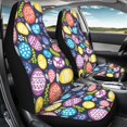 thumbnail image 4 of XYZCANDO Colorful Easter Eggs Car Seat Covers Elastic Soft Front Seat Cover Car Interior Car Front Seat, Decorative Easy to Install Vehicle Truck, 4 of 10