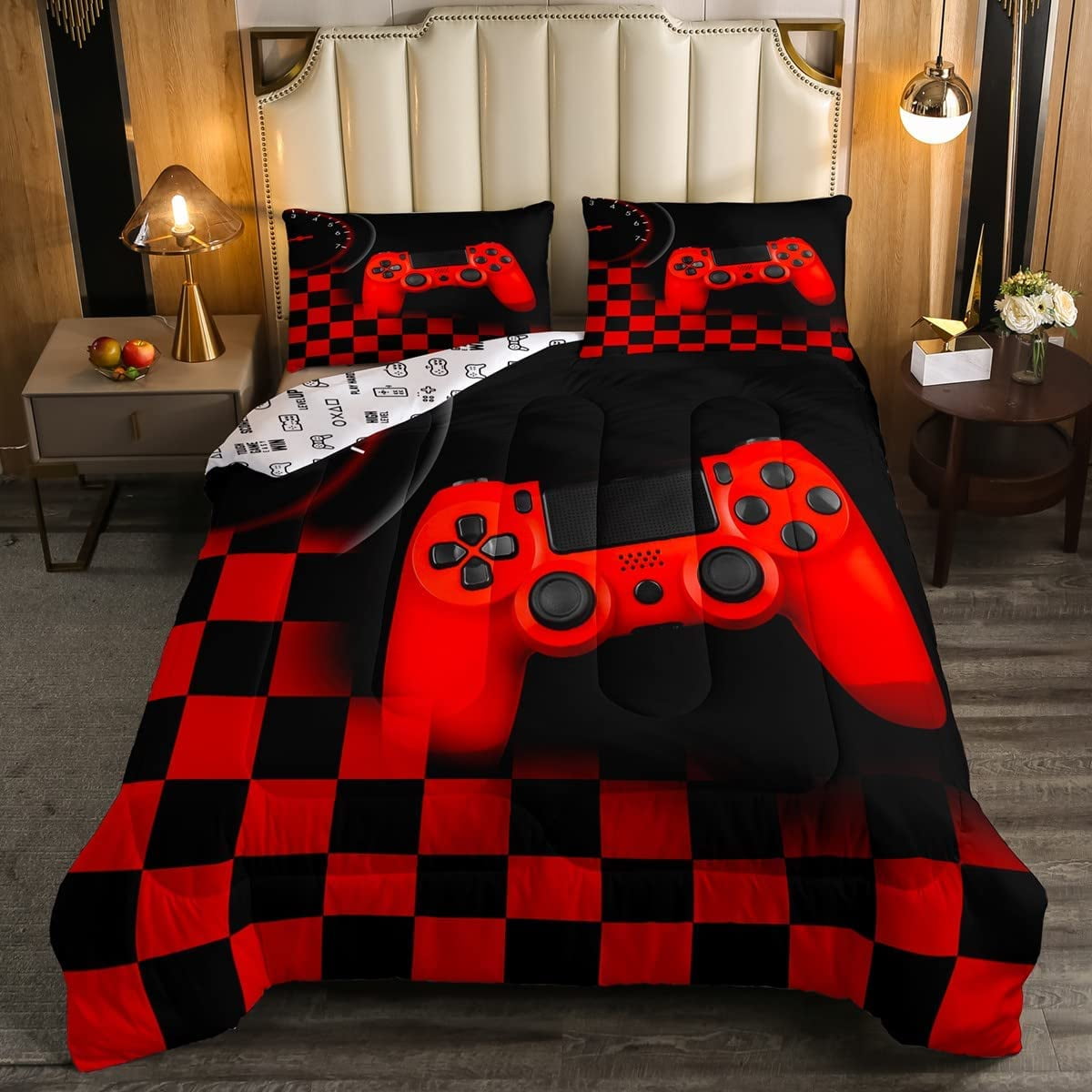 Details about   VideoGame Boy Comforter Teens TWIN Size 8PCS Curtains Sheet Sets Juniors Gift 