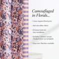 thumbnail image 7 of Lush Decor Alicia Camo Floral? Shower Curtain Single 72" W X 72" L Purple - Flower Bath Curtain - Purple Shower Curtain - Modern Bathroom Decor, 7 of 7
