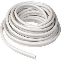 Frost King Tubular Vinyl Gasket Weatherstrip, 1/2" W, 1/4" T, 17' L, White V18WH
