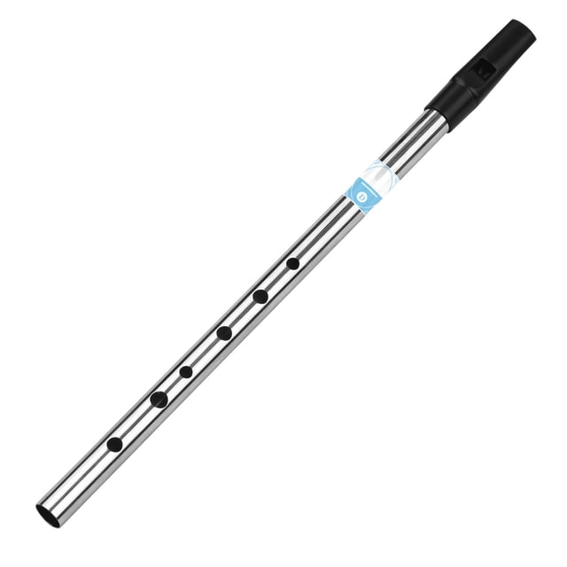 Beginner-Friendly Irish Whistle Flute - D Key 6-Hole Vertical Recorder with ABS Resin & Steel Construction, Lightweight 32g Design, Silver Color Option, Compact 29.8cm Size for Easy Handling and