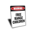 thumbnail image 3 of Free Range Children Novelty Sign, Metal Wall Decor - 10x14 inches, 3 of 4