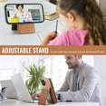 thumbnail image 5 of Mantto Compatible with iPhone 17 Wallet Case 2 in 1 Detachable Back Cards Slot PU Leather Magnetic magsafe case-Off [Compatible With MagSafe] Luxury Vegan Leather Slim Cover, Brown, 5 of 12