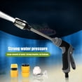 thumbnail image 4 of Aquoxis Pressure Washer, 15X More Powerful Extreme Water Pressure Tool with Steel Power, Qinux Aquoxis Sprayer for Waterpipe, High Pressures Water Jet with Foam Pot, Generic Aquaxis Aqui Blue, 4 of 10
