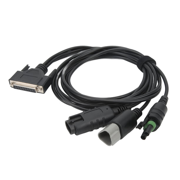 Kit De Adaptador De Enlace De Datos En Línea 6 Herramienta De Diagnóstico De Escáner De Camiones De Servicio Pesado Con Puertos USB Y RS232 Para Software Insite Powerspec