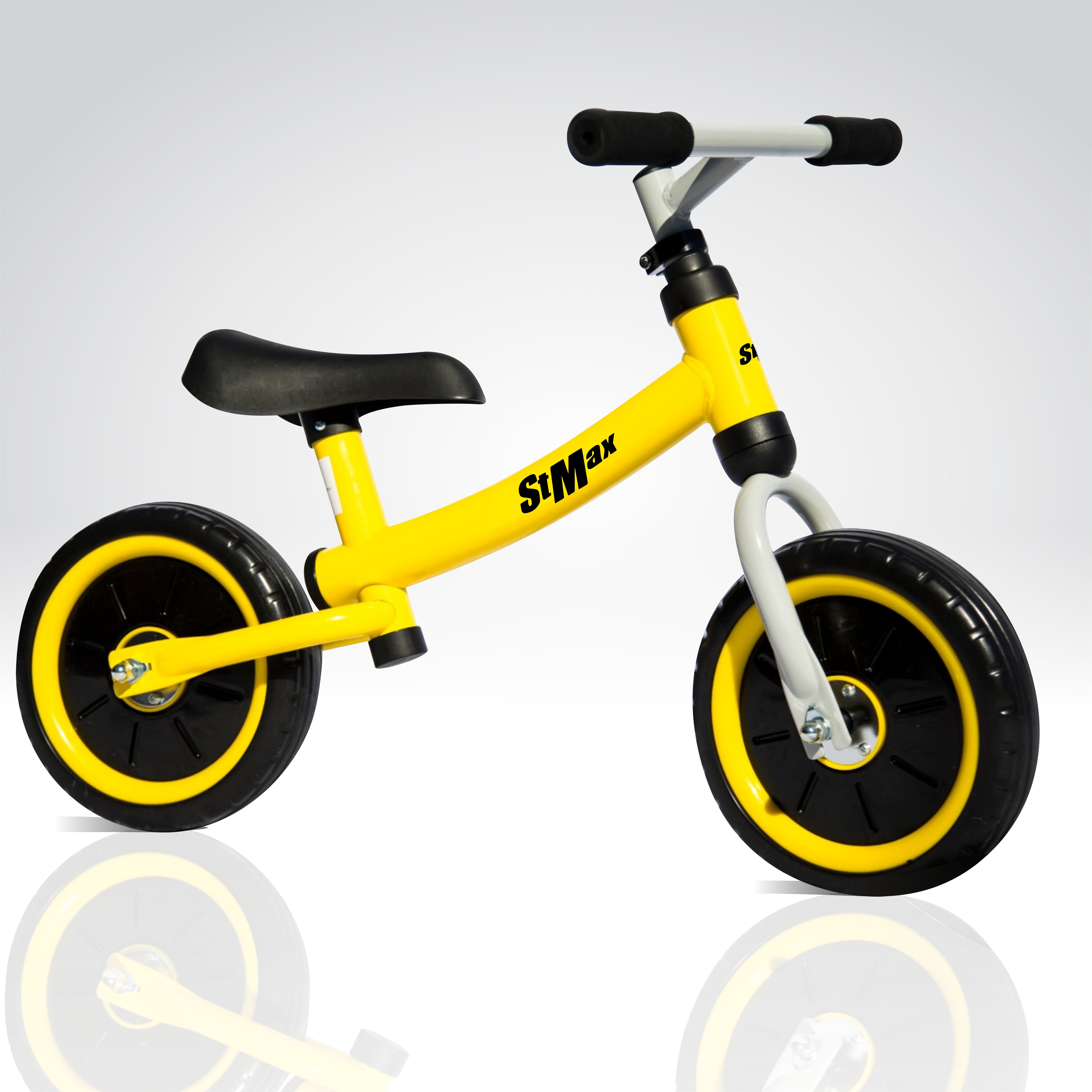 Balance Bike Yellow No Pedal Bicycle 