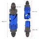 thumbnail image 2 of Adaptateur de connexion rapide pour conduite de frein, raccord en alliage d'aluminium pour tuyau d'huile, de carburant et de liquide, bleu, 2 of 4