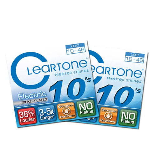 Cleartone Electric Guitar Strings Nickel Plated - Light - 10-46 - 9410 2 Packs