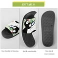 thumbnail image 7 of GZHJMY Stylish Slides for Women Men, Cartoon Cute Black Cat Soft Flexible Slip-on Sandals Slippers, 7 of 7