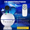 thumbnail image 3 of Galaxy Projector Star Projector Night Light Projector For Bedroom Galaxy Light Projector Galaxy Sky Room Projector Ocean Moon Projector Star Light 3 I, 3 of 5