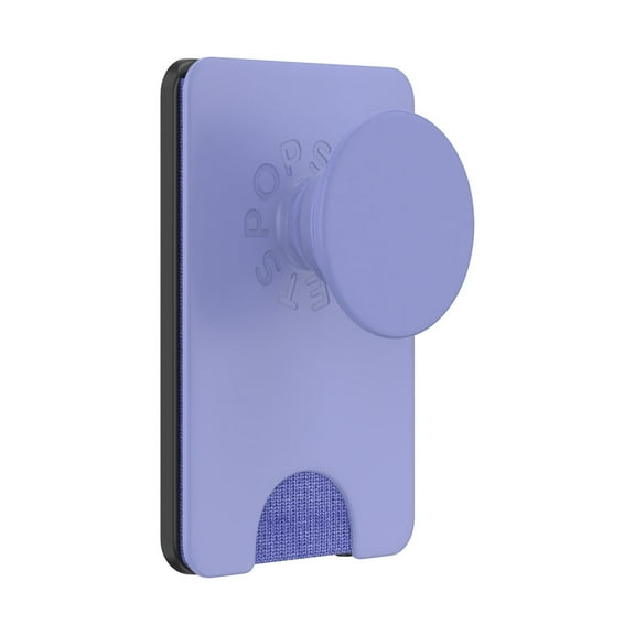PopSockets Phone Wallet with Expanding Phone grip, Phone Card Holder - Deep Periwinhle