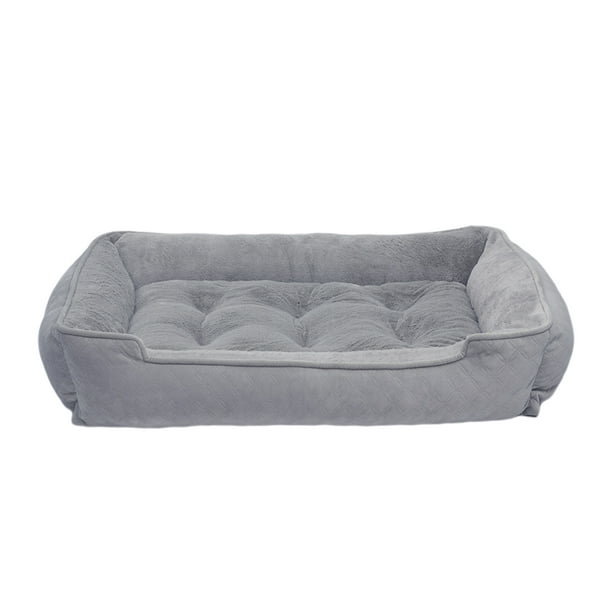 Arlee Lounger and Cuddler Style Pet Bed for Dogs and Cats
