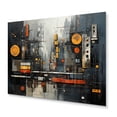 thumbnail image 2 of Designart "Urban flow" Abstract Collages Metal Art Print, 2 of 5