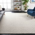 thumbnail image 3 of SAFAVIEH Vermont Thurstan Geometric Wool Area Rug, 9' x 12', Ivory/Brown, 3 of 9