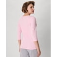 thumbnail image 3 of Hanes Women's T-Shirt Raglan Sleeve Tee Stretch Cotton Plain 6 Colors sz S-2XL, 3 of 7