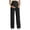 Black, variant on ’S Winter Maternity Straight Leg Pants – High Waist Over Bump High Stretch & Breathable Plus Size Pants Black M