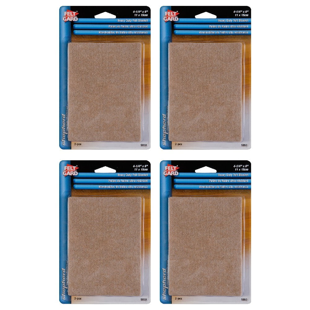 Shepherd Hardware 9950 Felt Gard Felt Furniture Pads Blankets Buffer Heavy Duty Self Adhesive