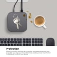 thumbnail image 3 of Silicone Protective Covers For Mac Mini M4/ M4 Pro, Shock Absorption  Anti-Drop Computer Host Case Cover Soft Silicone Cover, 3 of 10