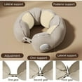 thumbnail image 5 of Travel Inflatable Neck Pillow,Portable U-Shaped Support Pillow,Adjustable Office Napping Pillow Back Cushion,Lightweight Quick Pack for Long Flights, 5 of 7