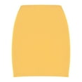 thumbnail image 6 of Bodycon Mini Skirts for Women Elastic Waist Mid Waisted Stretch Solid Color Summer Short Skirt Casual Streetwear Yellow S, 6 of 6