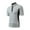 Gray, variant on CaiJunJia George Polo Shirt,Men's Short Sleeve 100% Cotton Pique Color Block Polo Shirt