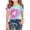 Watermelon Red, variant on BFHHYA Kids Boys Girls Tie Dye Shirt Casual Round Neck Short Sleeve T-Shirts Teens Loose Summer Tops Size 4-16 Years