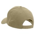 thumbnail image 3 of Cute Chucao Bird Embroidered Brushed Bull Denim Low Profile Cap - Khaki OSFM, 3 of 5