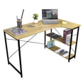thumbnail image 1 of Escritorio Minimalista Topliving de Madera Tipo Escuadra con Repisas Home Office, 1 of 7