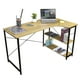 thumbnail image 1 of Escritorio Minimalista Topliving de Madera Tipo Escuadra con Repisas Home Office, 1 of 7