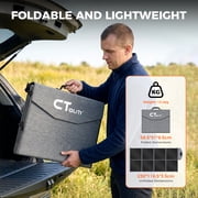 CTOLITY SP400 400W Foldable Monocrystalline Solar Panel Waterproof with Adjustable Kickstand for Portable Power Station